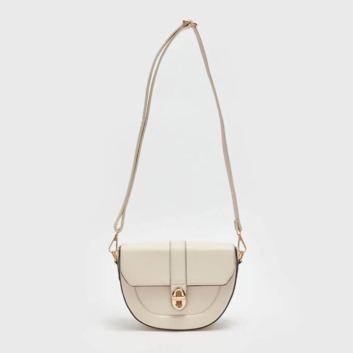 Leather Look Strappy Women Arm Bag